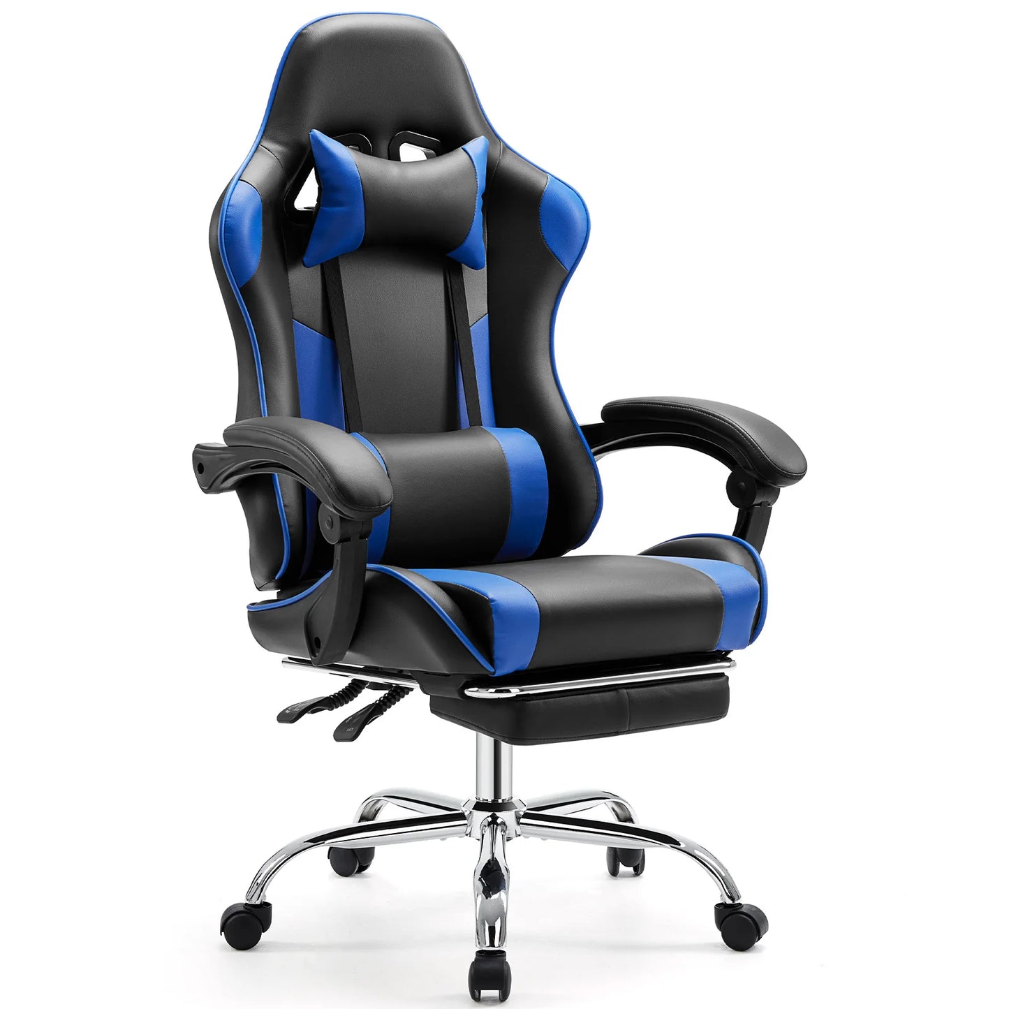 Chaise Gaming JHK — Cuir PU, Repose-pieds, Accoudoirs Réglables, Soutien Lombaire - GamerZone