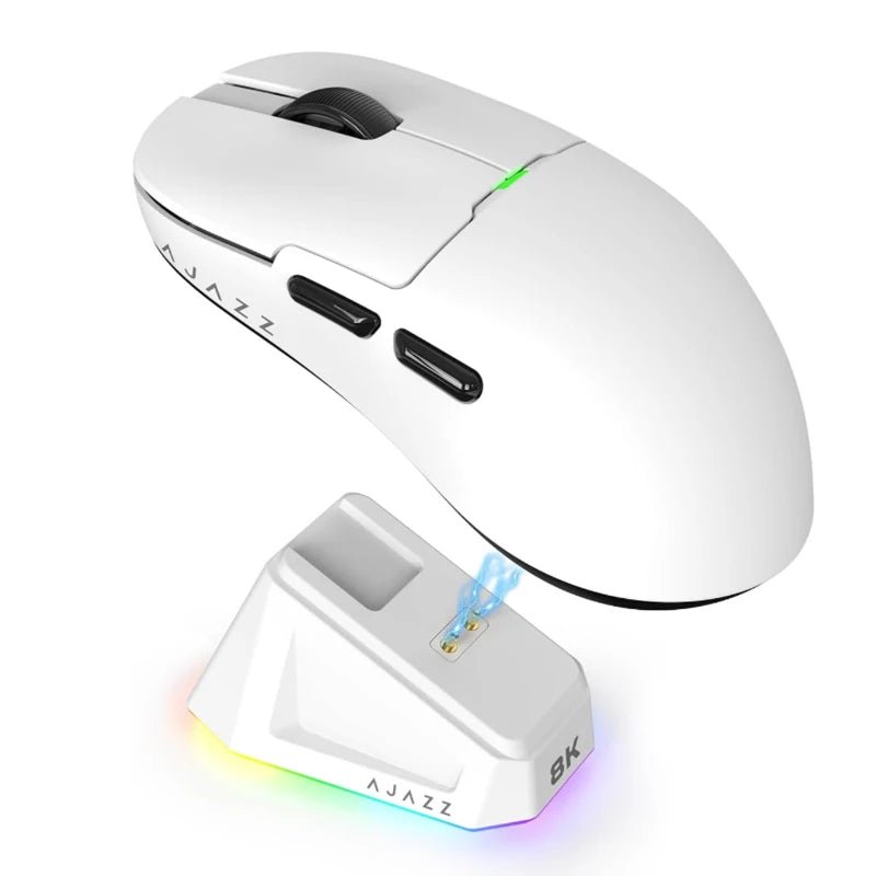 Souris Gaming Sans Fil Ajazz AJ159 Pro – PAW3395 Tri-Mode Charge Magnétique - GamerZone