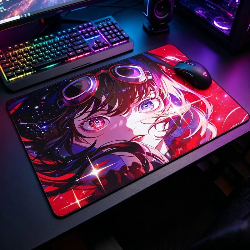 Tapis de souris verre gaming ATK Crimson Glass YUME FPS