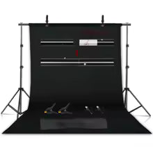 Fond vert streaming chromakey noir kit support — GamerZone
