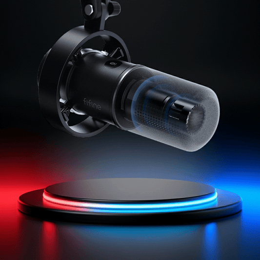 Microphone Gaming FIFINE K688 — USB & XLR, Streaming, Podcast, PC PS4 PS5 - GamerZone