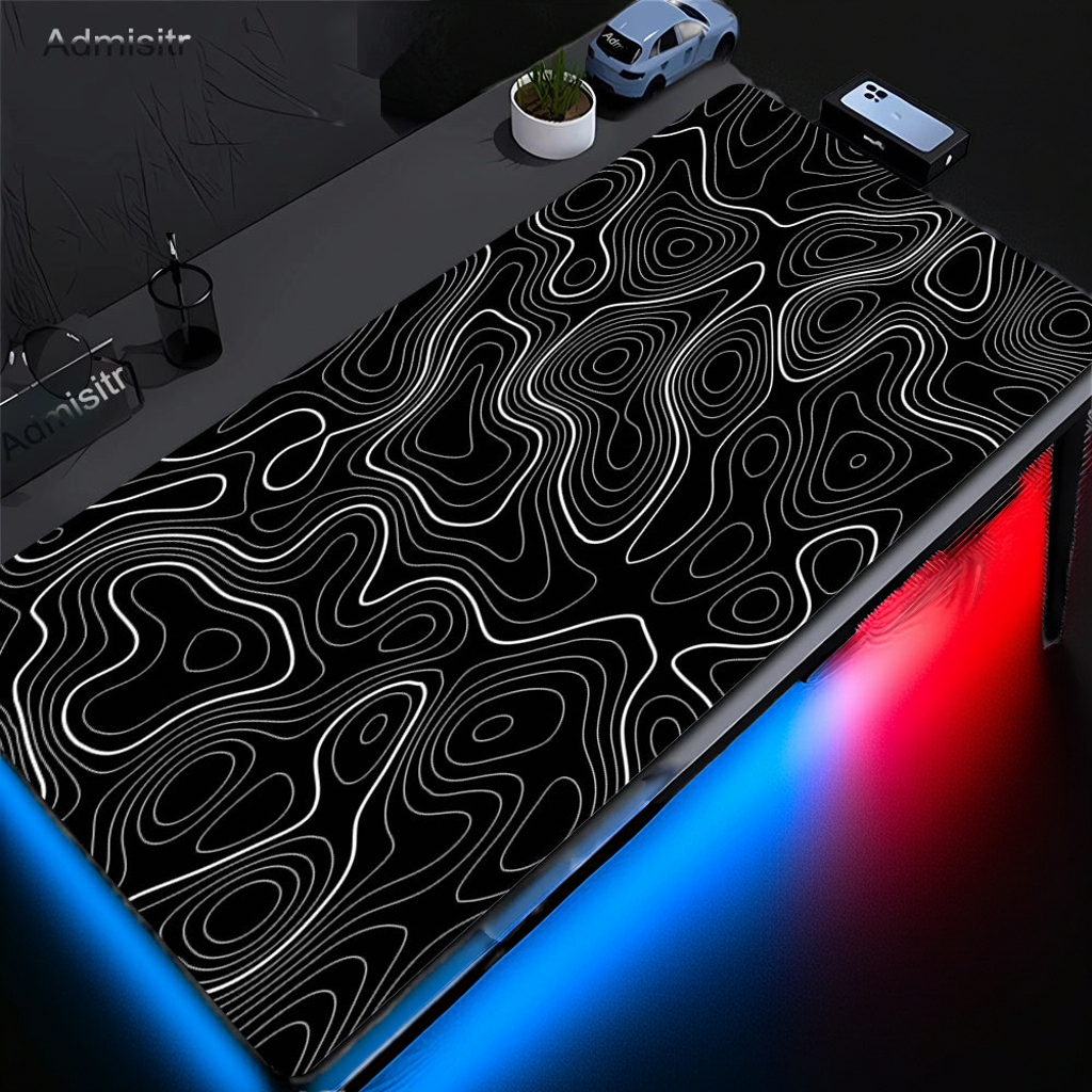 Tapis de Souris Gaming XXL Strata Liquid — Bords Cousus