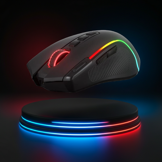 Souris Gaming Sans Fil Redragon M612 PRO — Tri - Mode RGB / 8000 DPI - GamerZone
