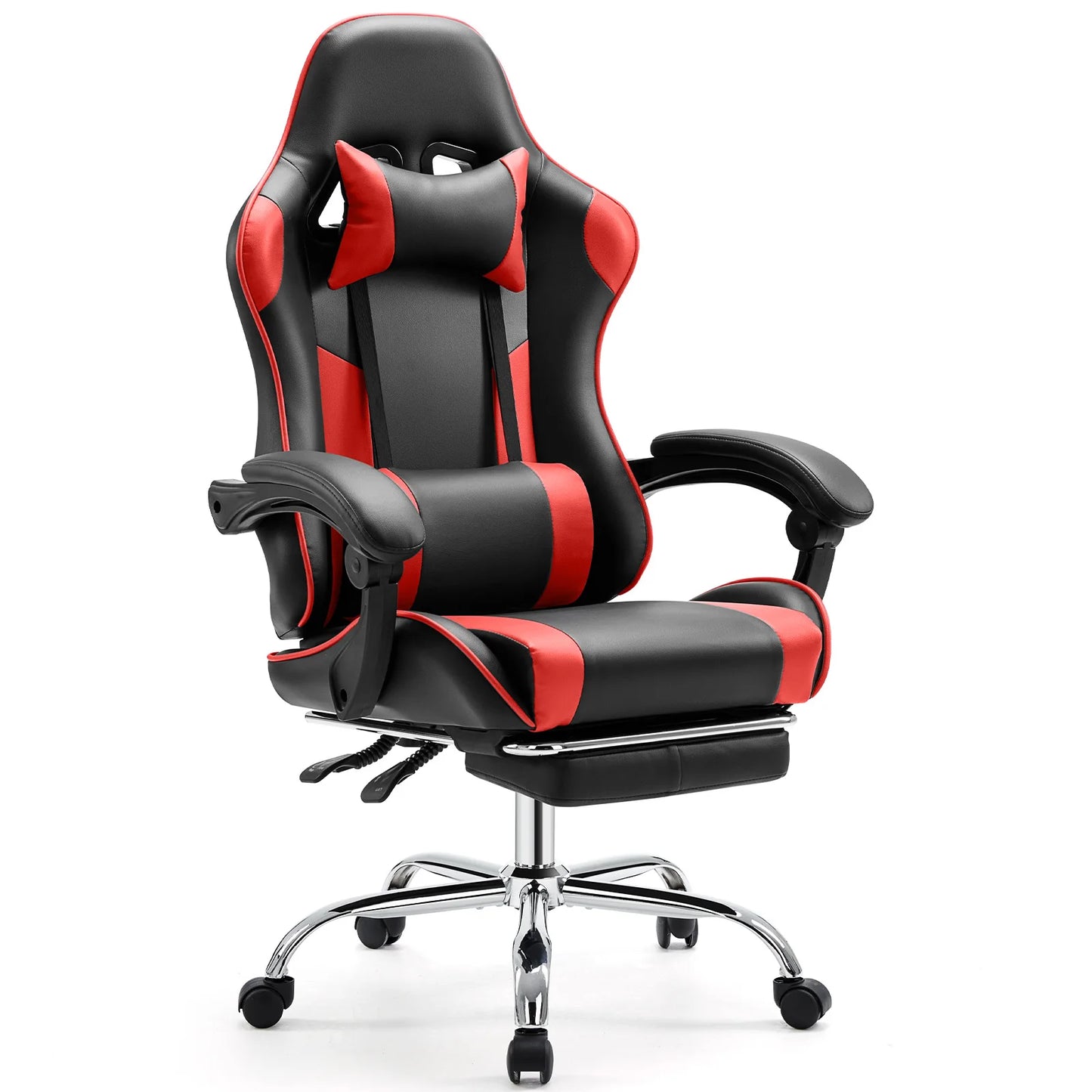 Chaise Gaming JHK — Cuir PU, Repose-pieds, Accoudoirs Réglables, Soutien Lombaire - GamerZone