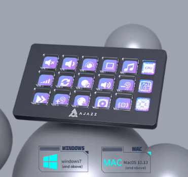Panneau de Contrôle AJAZZ AKP03 — Clavier Programmable Streaming & Audio - GamerZone