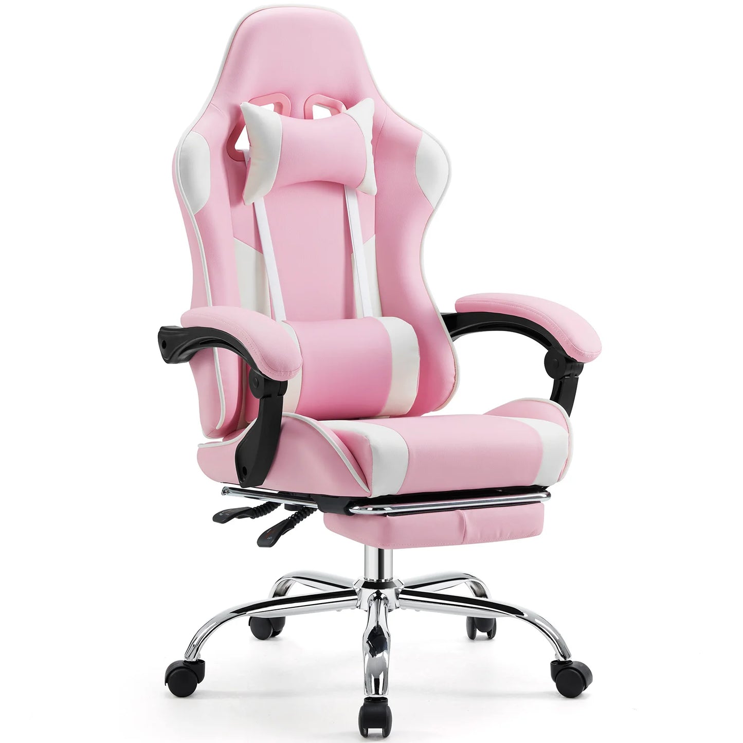 Chaise Gaming JHK — Cuir PU, Repose-pieds, Accoudoirs Réglables, Soutien Lombaire - GamerZone