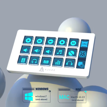 Panneau de Contrôle AJAZZ AKP03 — Clavier Programmable Streaming & Audio - GamerZone