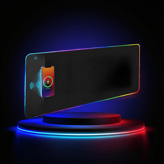 Tapis de Souris Gaming RGB Chargeur Sans Fil 15W XL - GamerZone