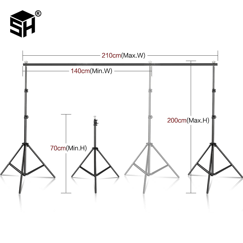 Fond Vert Streaming — Kit Support + Toile Chromakey 2x2m / 2x3m - GamerZone