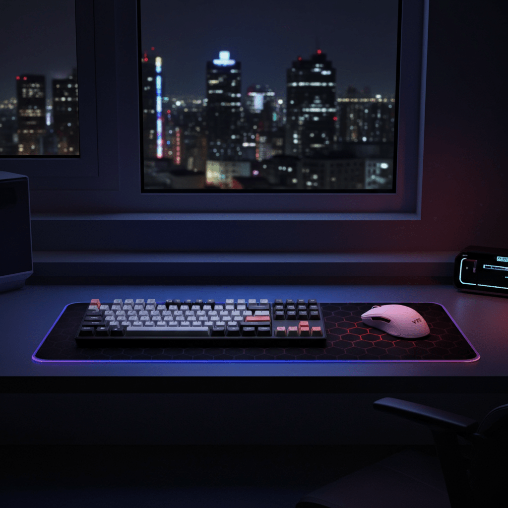pack gaming compact clavier souris tapis XXL RGB GamerZone