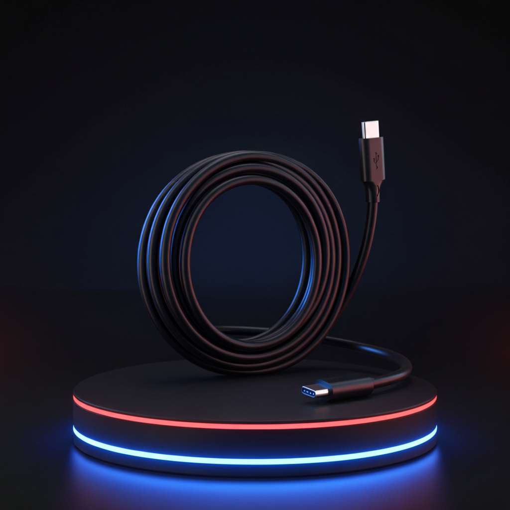 Câble USB-C 60W Charge Rapide Gaming Transfert Données