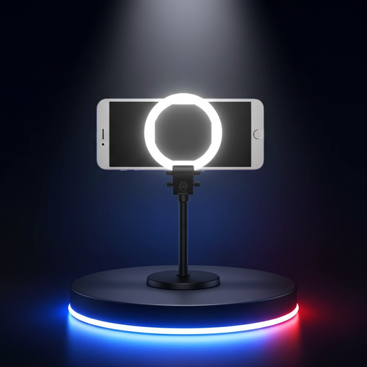 Anneau Lumineux LED Téléphone — Selfie & Streaming Rechargeable - GamerZone