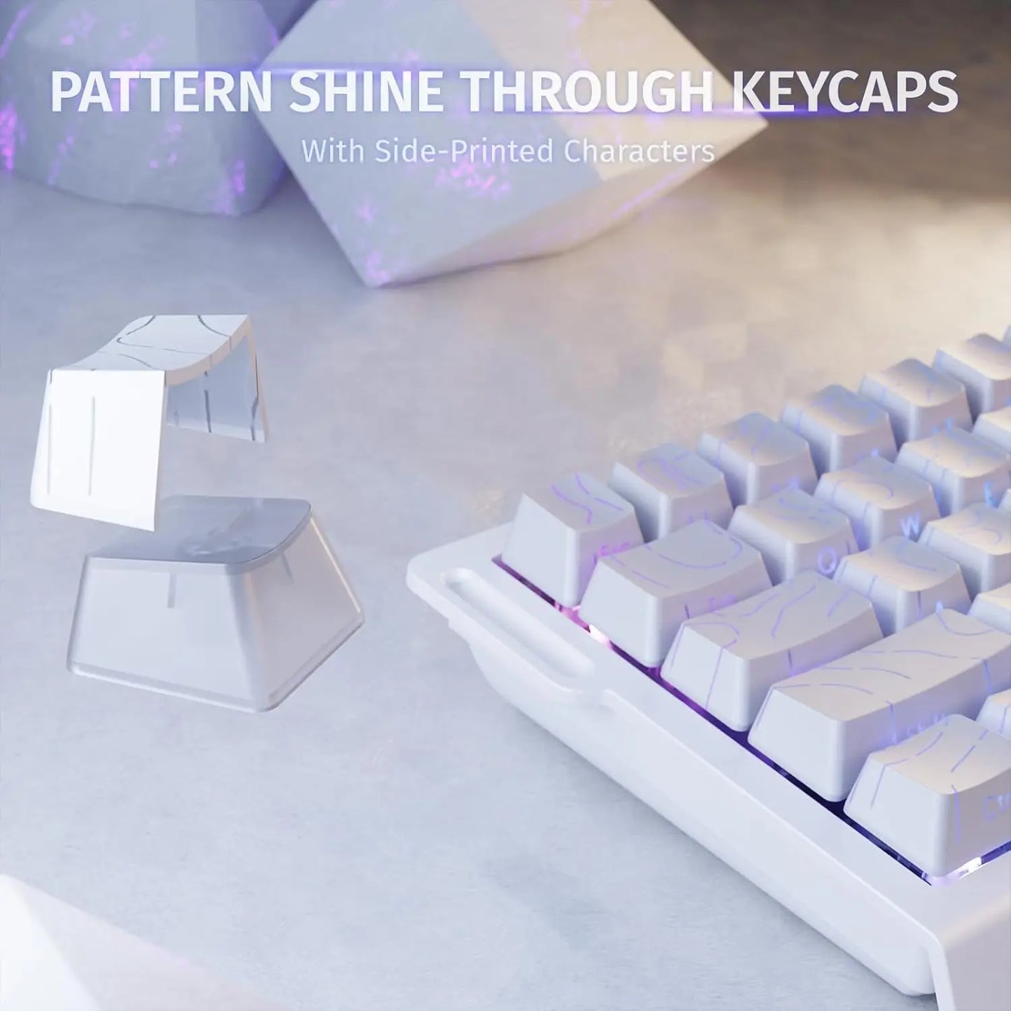 Clavier Mécanique Gaming Attack Shark X68 HE – 60% Rapid Trigger – Switch Magnétique Hall Effect – 8000Hz – 0.01mm Précision