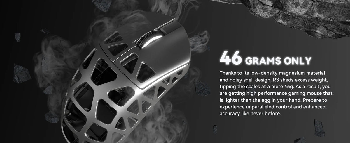 Attack Shark R3 – Souris Gaming Ultra-Légère 46 g - GamerZone