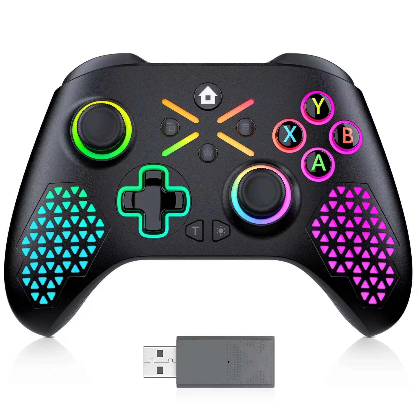 Manette Gaming Sans Fil Xbox — RGB 8 Modes / Gyroscope / Xbox & PC - GamerZone