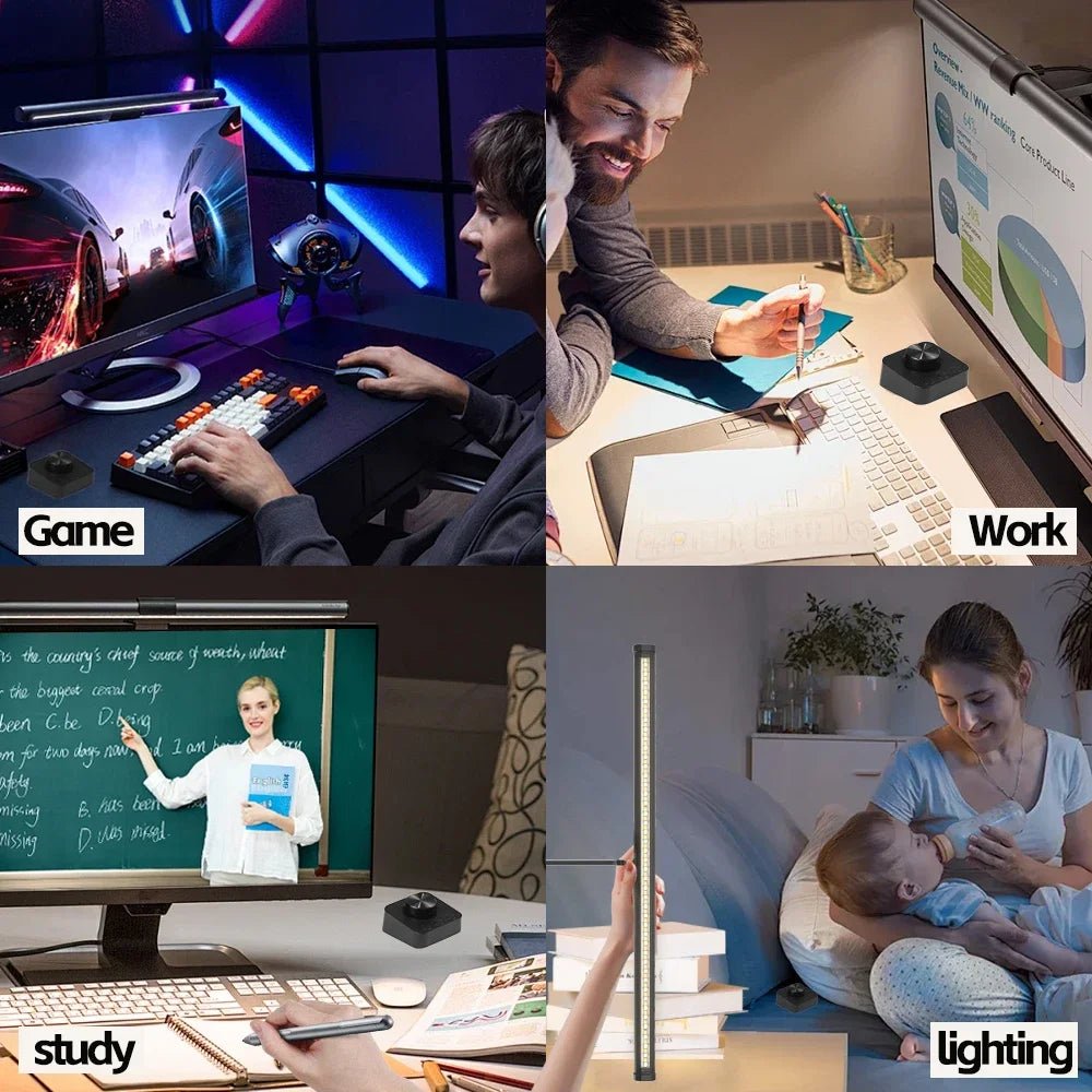 Barre LED RGB Moniteur — Double Face / Gaming / Bureau - GamerZone