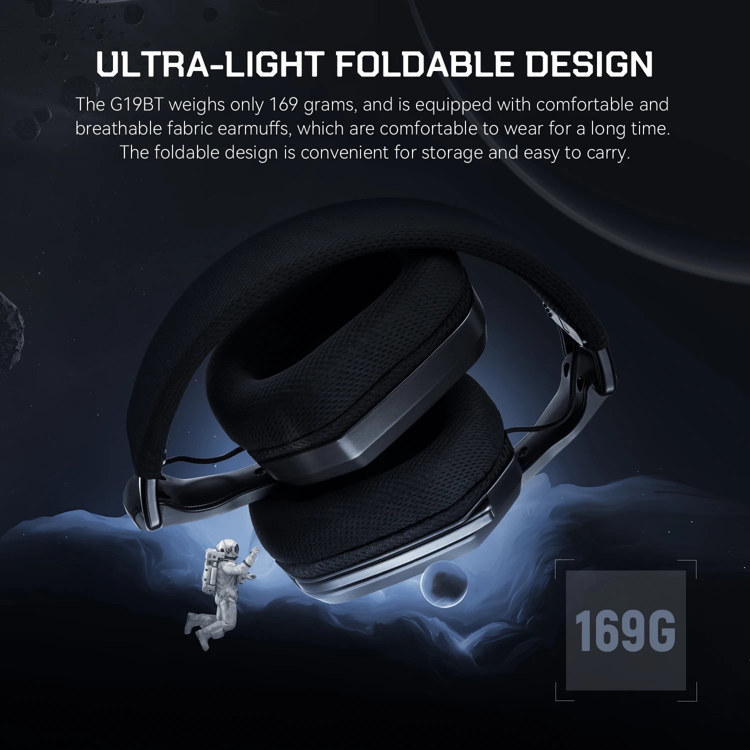 Casque gaming Bluetooth 2.4GHz RGB EKSA sans fil 35H — GamerZone