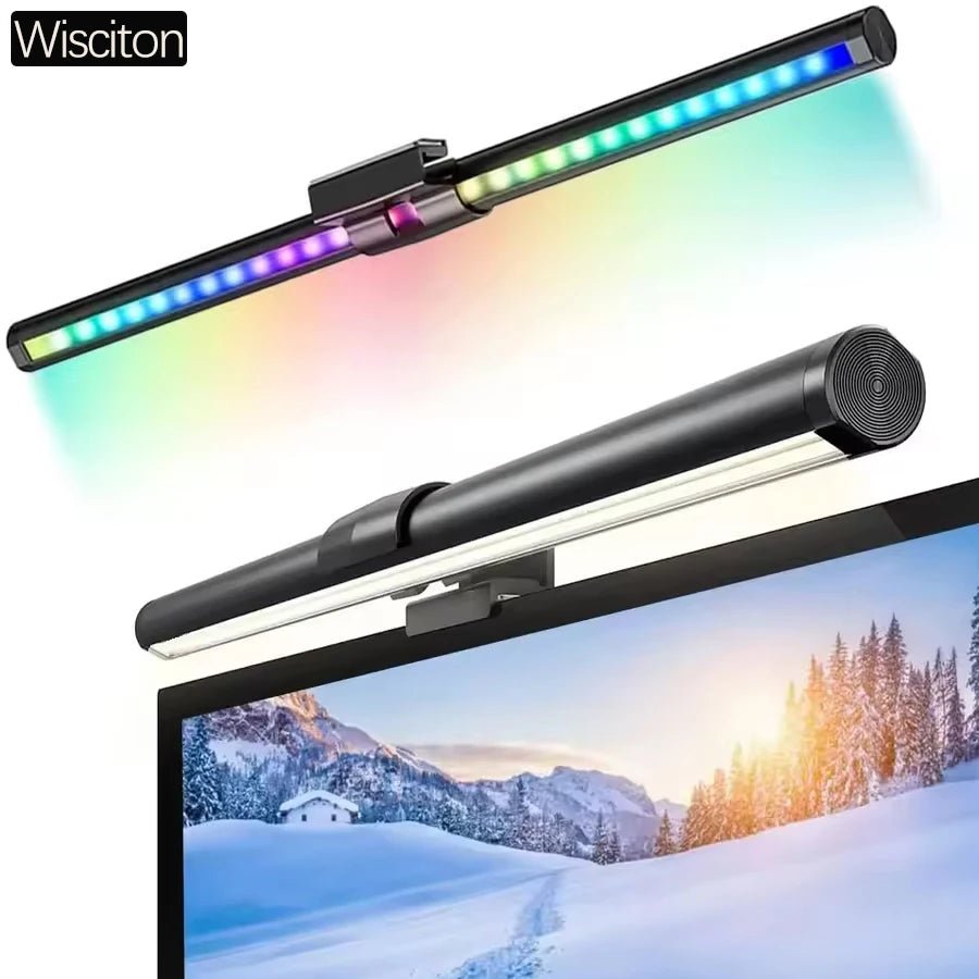 arre LED RGB Moniteur Double Face Gaming Bureau - GamerZone