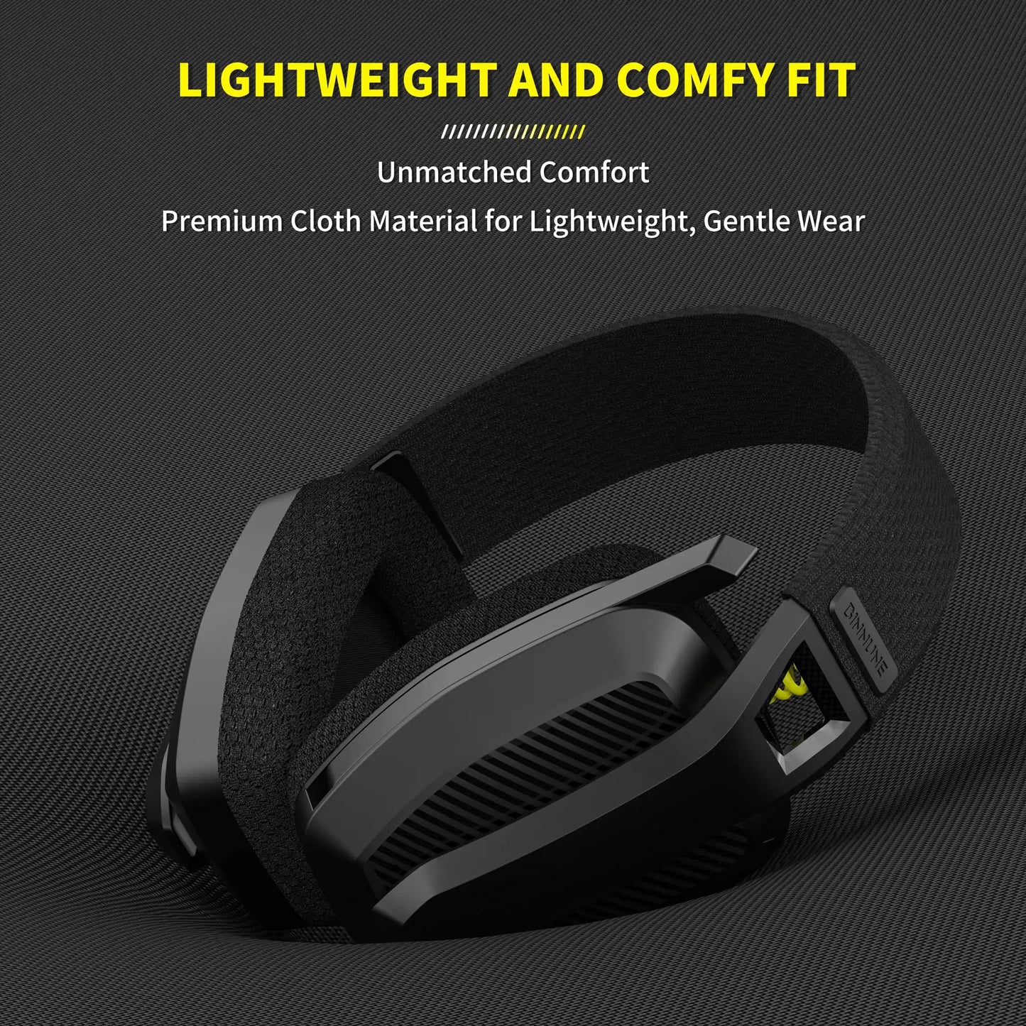Casque Gaming Sans Fil BINNUNE BW06 — 2.4GHz / Bluetooth 5.3 / Dual Wireless - GamerZone