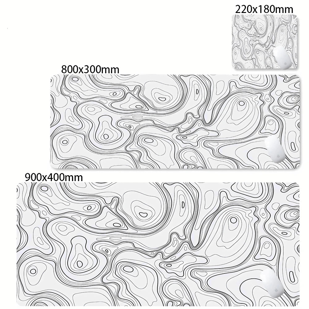 Tapis de Souris Gaming XXL Strata Liquid — Bords Cousus - GamerZone