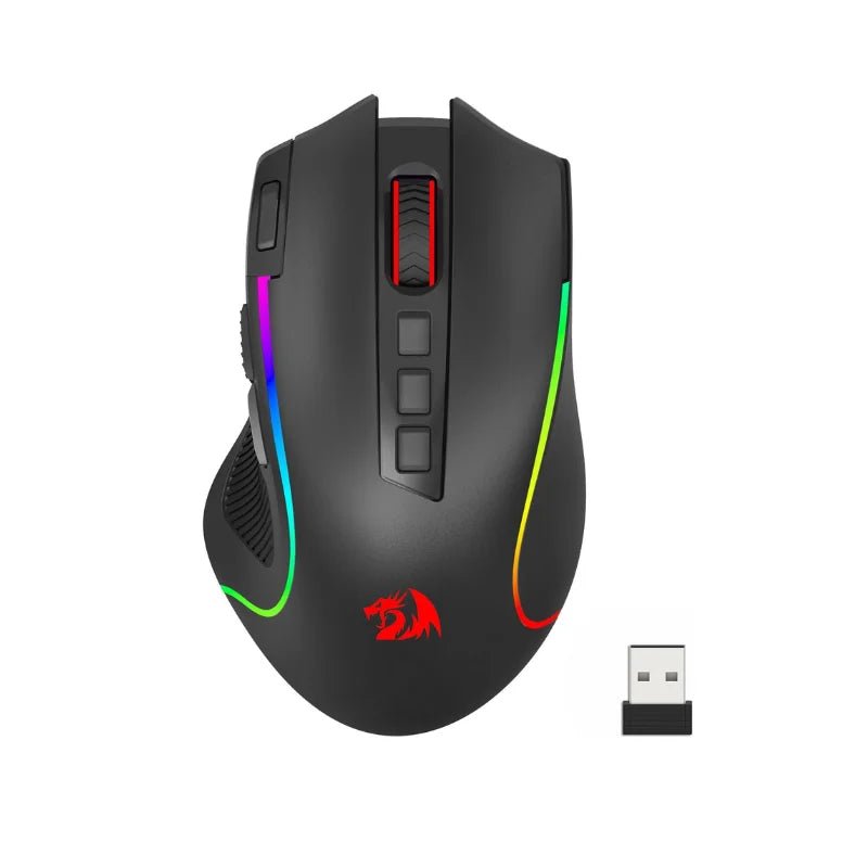 Souris Gaming Sans Fil Redragon M612 PRO — Tri - Mode RGB / 8000 DPI - GamerZone