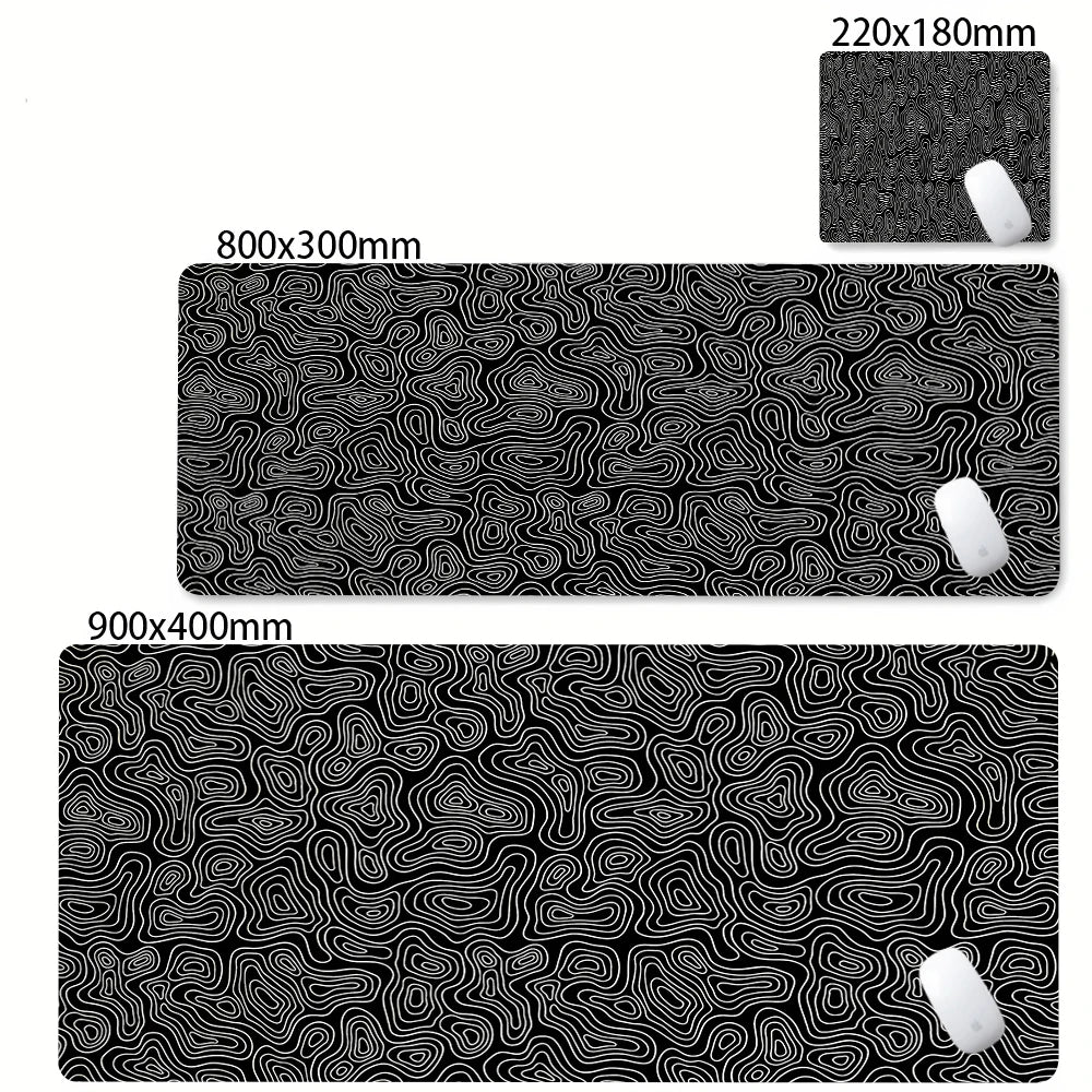 Tapis de Souris Gaming XXL Strata Liquid — Bords Cousus - GamerZone