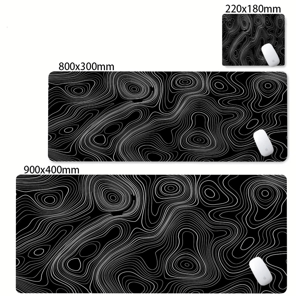 Tapis de Souris Gaming XXL Strata Liquid — Bords Cousus - GamerZone