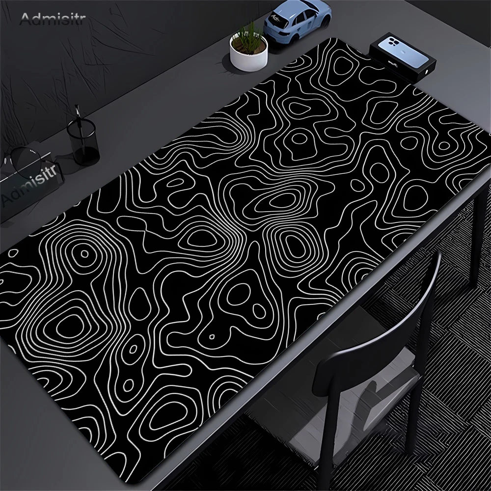Tapis de Souris Gaming XXL Strata Liquid — Bords Cousus - GamerZone
