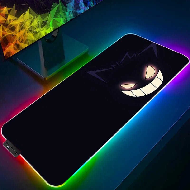 Tapis souris gaming anime Pokémon RGB LED 12 modes — GamerZone