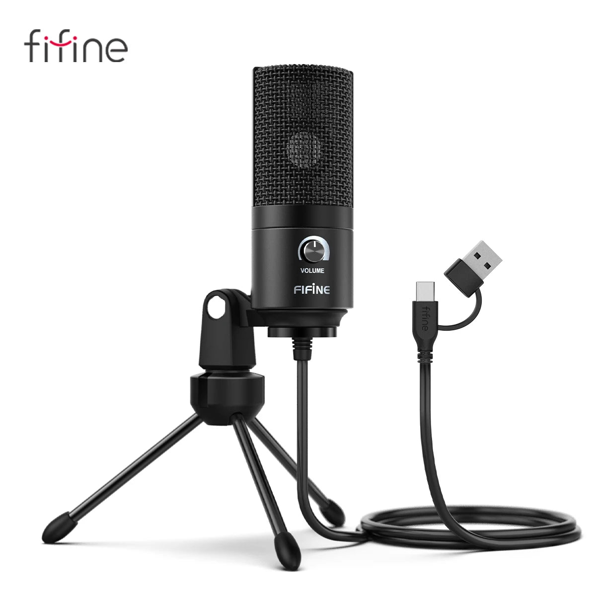 Micro USB condensateur streaming FIFINE K669B studio — GamerZone