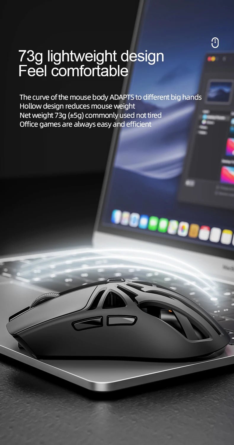 SMAILWOLF RS8 – Souris Gaming Sans Fil 10 000 DPI 1000 Hz - GamerZone