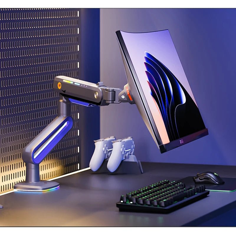 Bras écran gaming ultrawide RGB VESA full motion — GamerZone