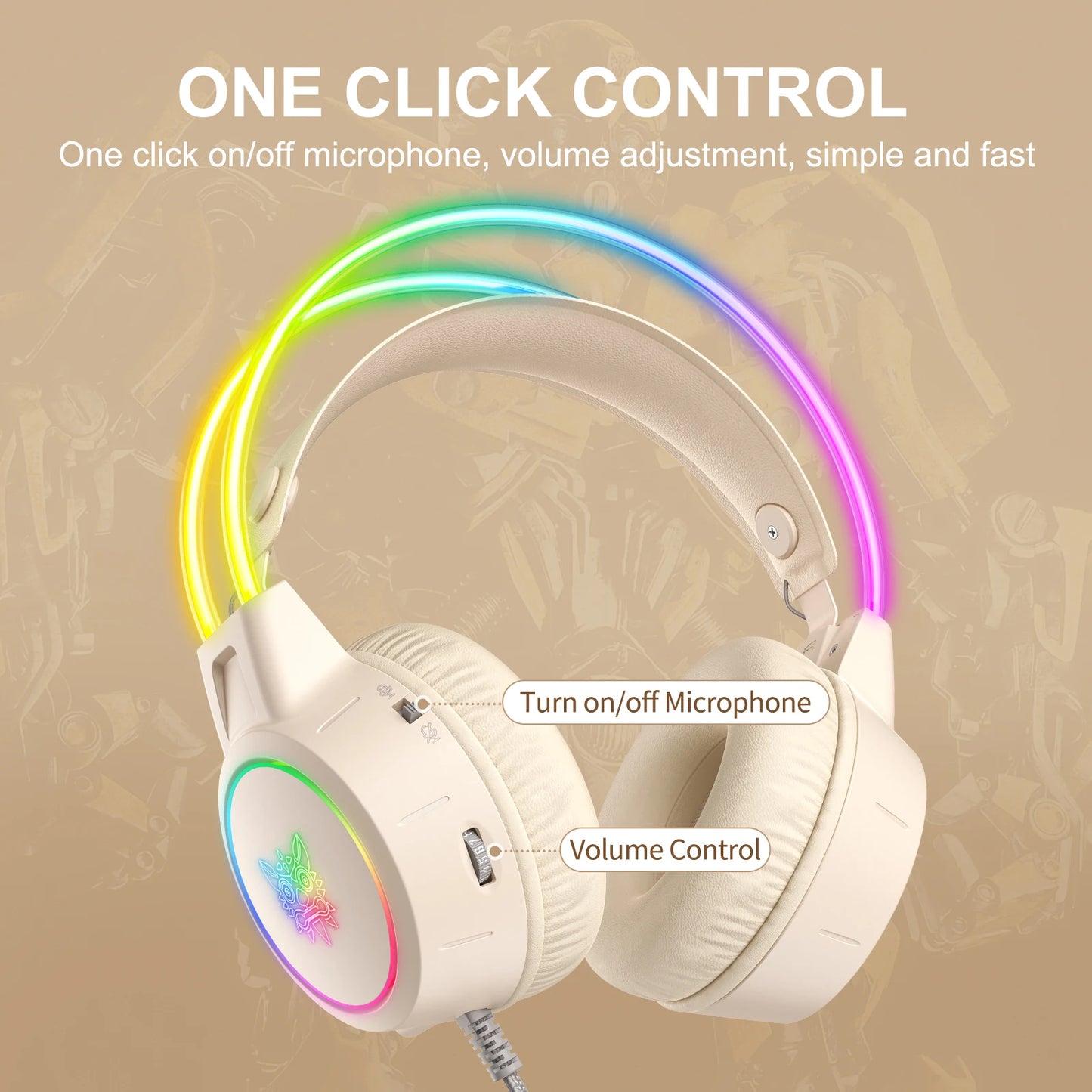 Casque gaming oreilles de chat RGB surround — PC PS4 Xbox GamerZone