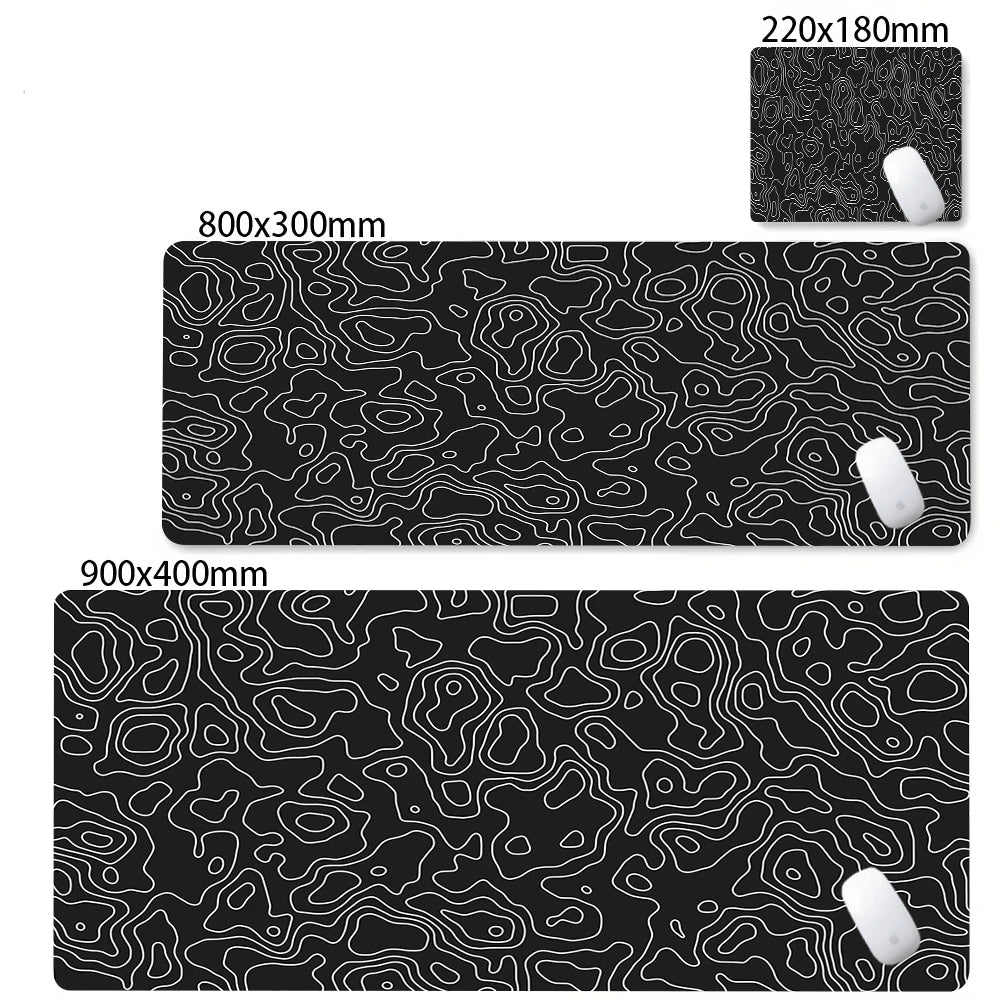 Tapis de Souris Gaming XXL Strata Liquid — Bords Cousus - GamerZone