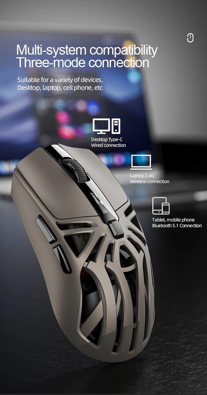 SMAILWOLF RS8 – Souris Gaming Sans Fil 10 000 DPI 1000 Hz - GamerZone