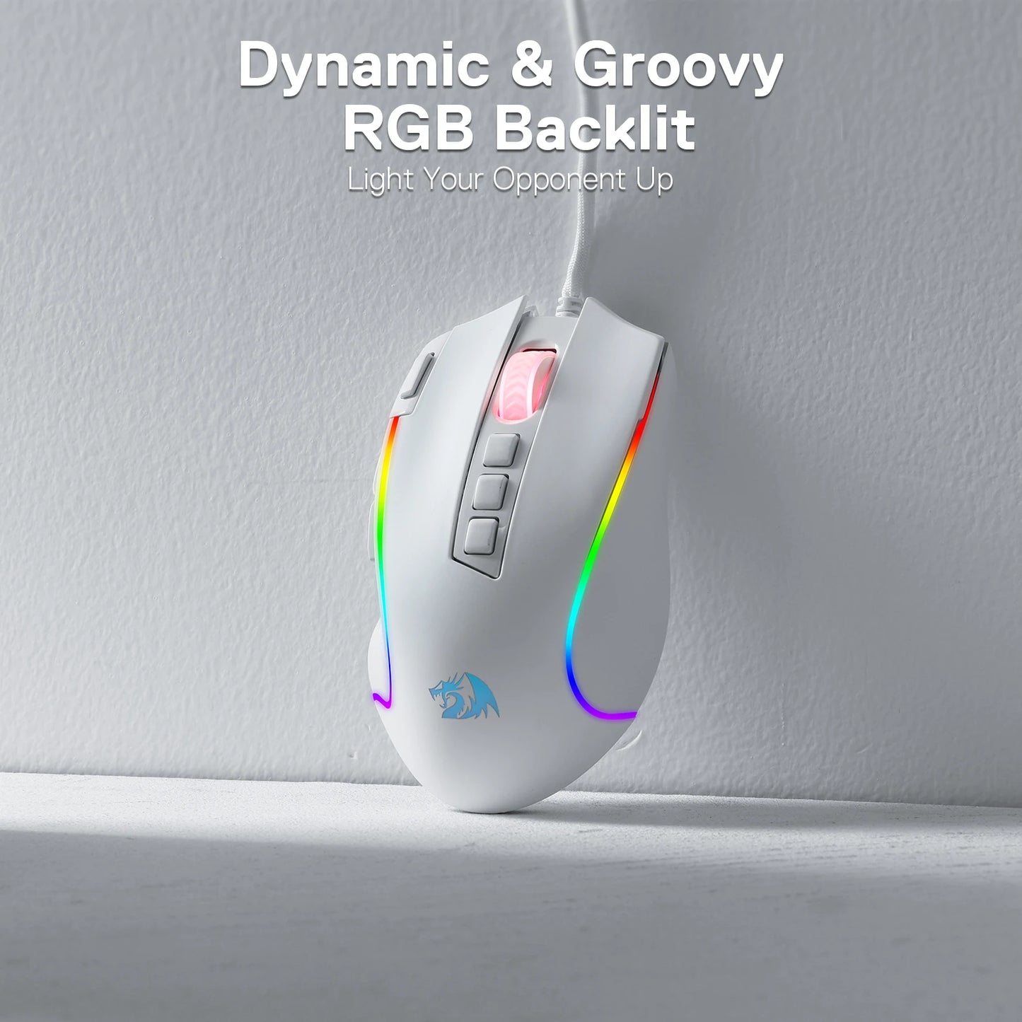 Souris gaming filaire Redragon M612 RGB 8000 DPI 11 boutons — GamerZone