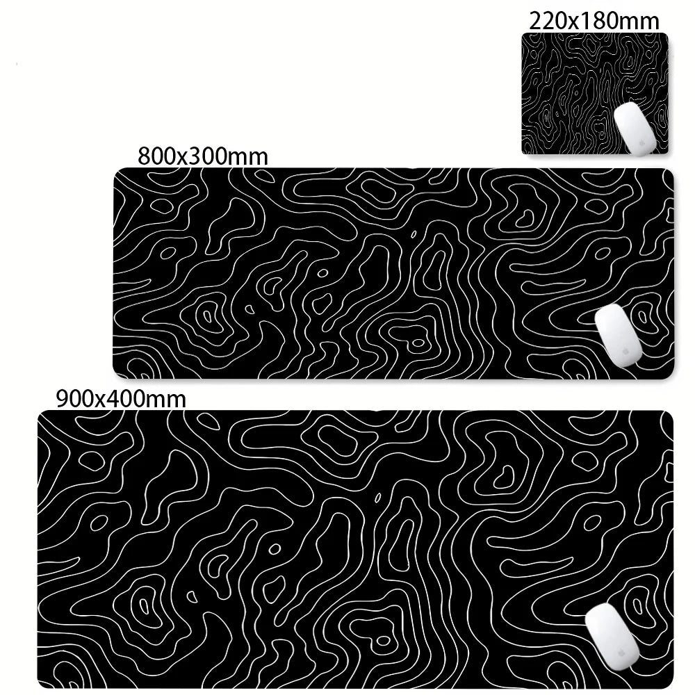Tapis de Souris Gaming XXL Strata Liquid — Bords Cousus - GamerZone