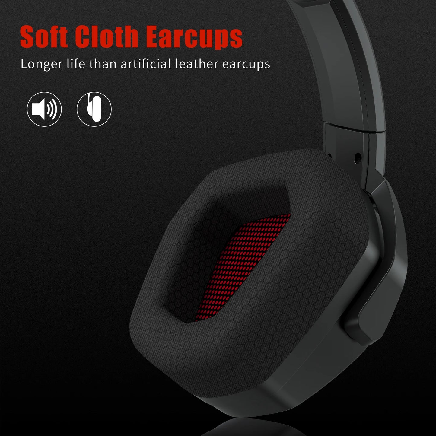 Casque Gaming Sans Fil NUBWO G06 — 100h Autonomie Bluetooth - GamerZone