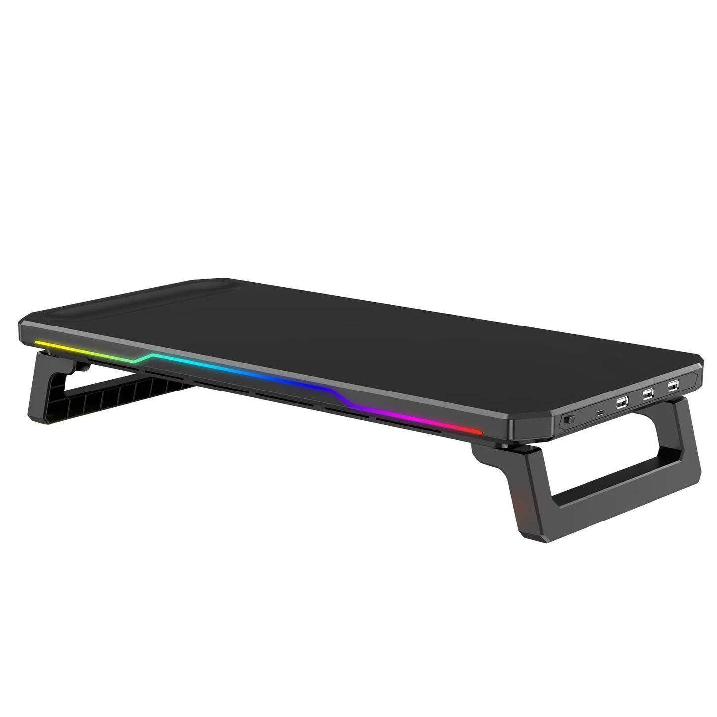 Rehausseur moniteur gaming RGB 3 ports USB — GamerZone