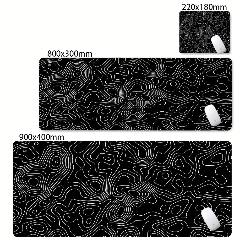 Tapis de Souris Gaming XXL Strata Liquid — Bords Cousus - GamerZone