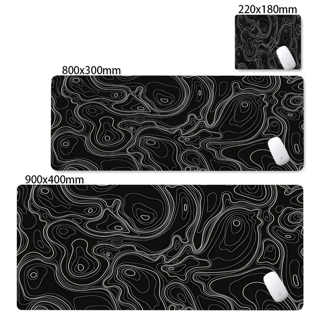Tapis de Souris Gaming XXL Strata Liquid — Bords Cousus - GamerZone