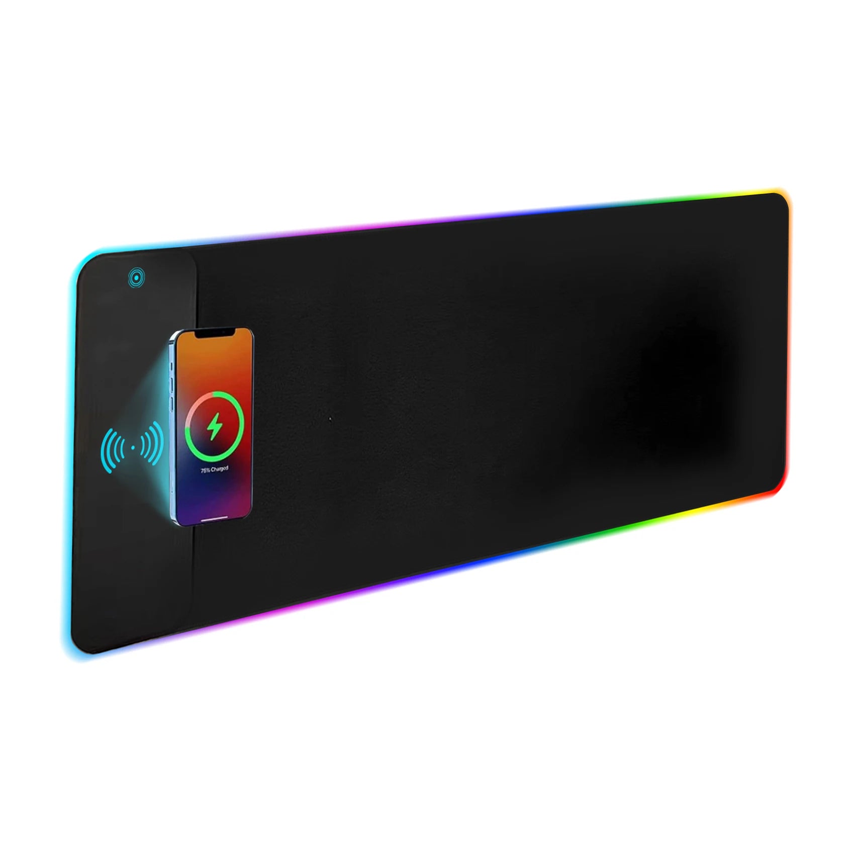 Tapis de Souris Gaming RGB Chargeur Sans Fil 15W - GamerZone