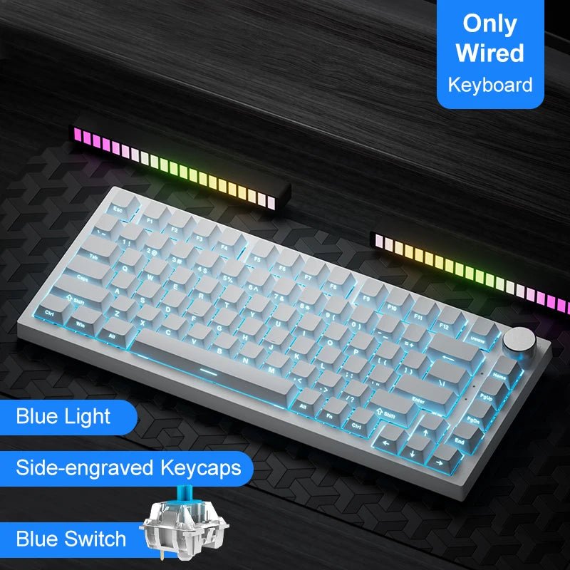Clavier Mécanique Gaming Ajazz AK820 — Bluetooth / Sans Fil / RGB 75% - GamerZone