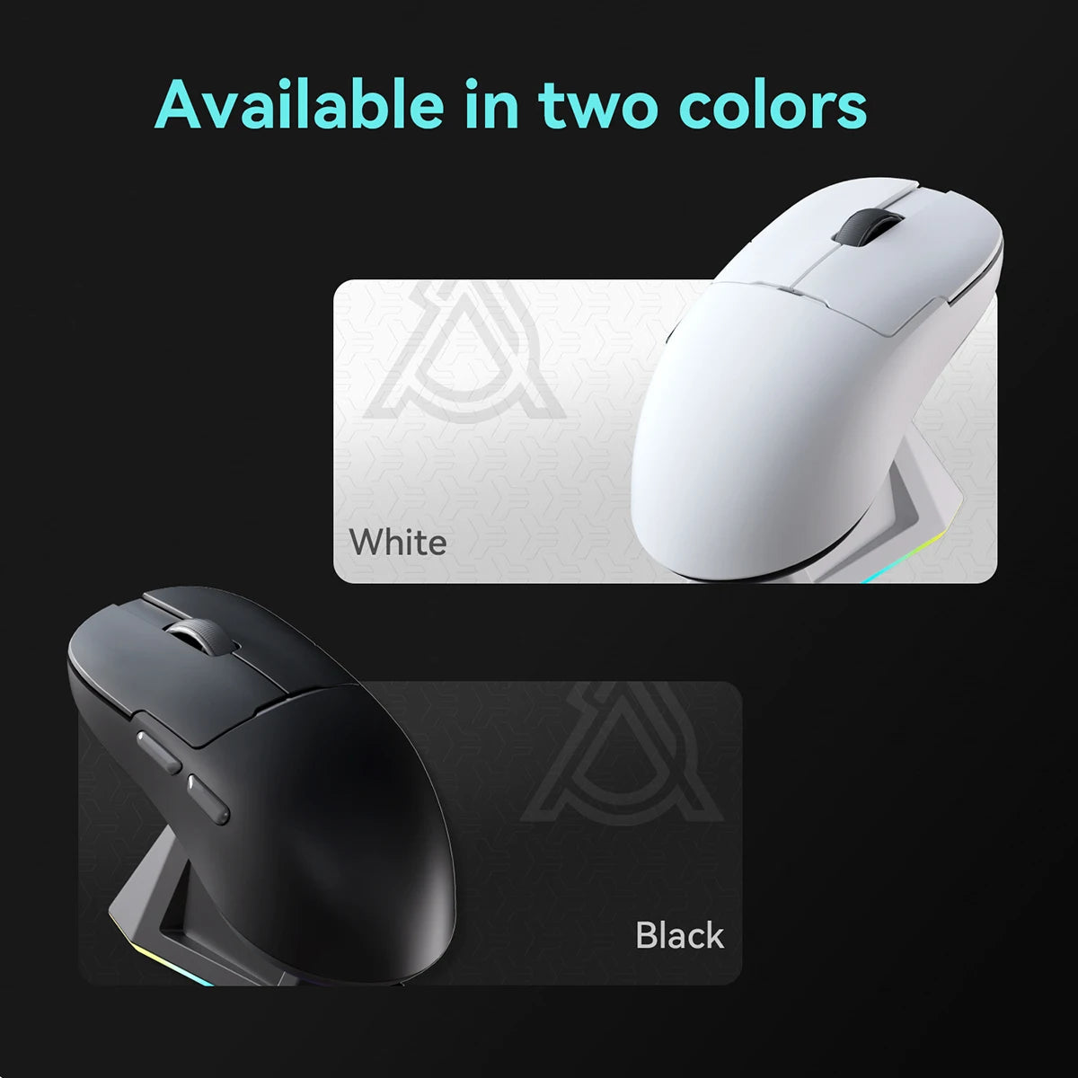 Souris Gaming Sans Fil AJAZZ AJ159 Pro – Tri-Mode 2.4G/BT/Filaire – Capteur PAW3395 – Station de Charge Magnétique