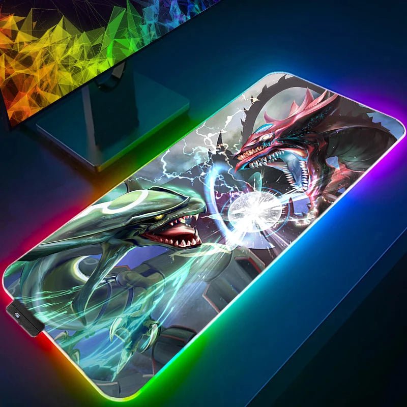 Tapis souris gaming anime Pokémon RGB LED 12 modes — GamerZone