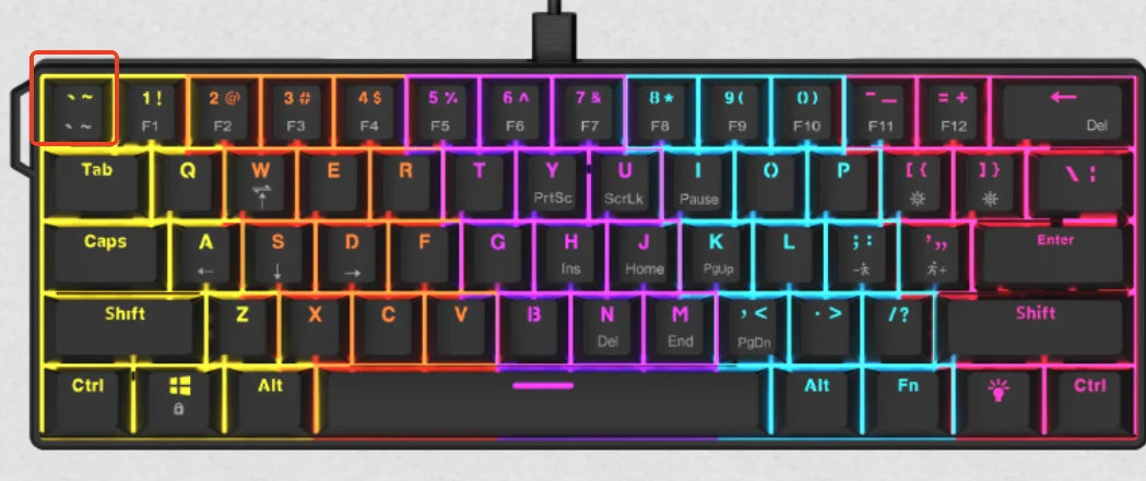 Clavier Mécanique Gaming AJAZZ NK61 — 60% RGB Hot-Swap 61 Touches - GamerZone