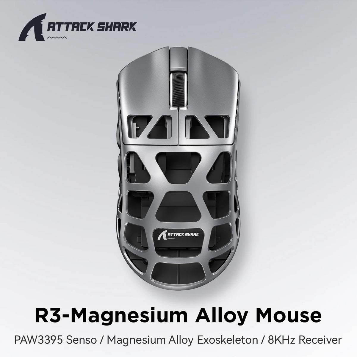 Attack Shark R3 – Souris Gaming Ultra-Légère 46 g - GamerZone
