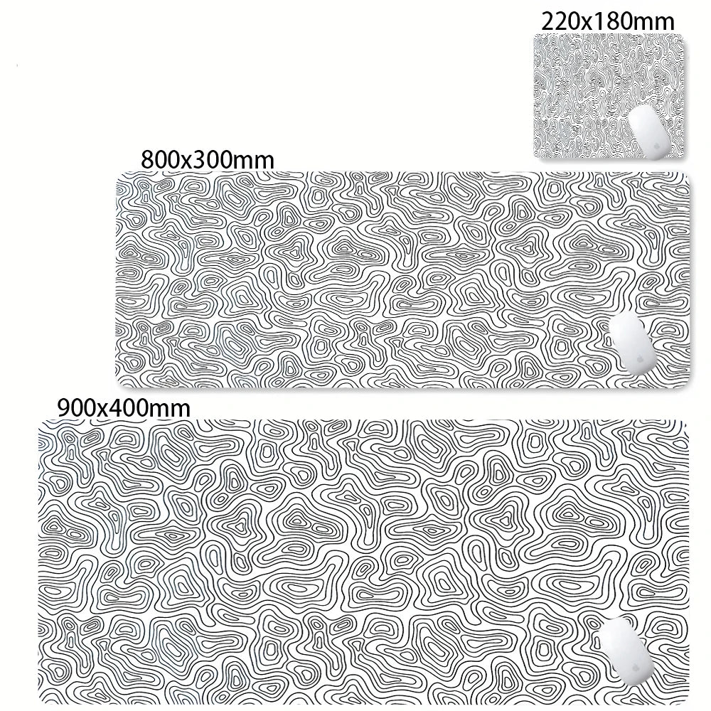 Tapis de Souris Gaming XXL Strata Liquid — Bords Cousus - GamerZone