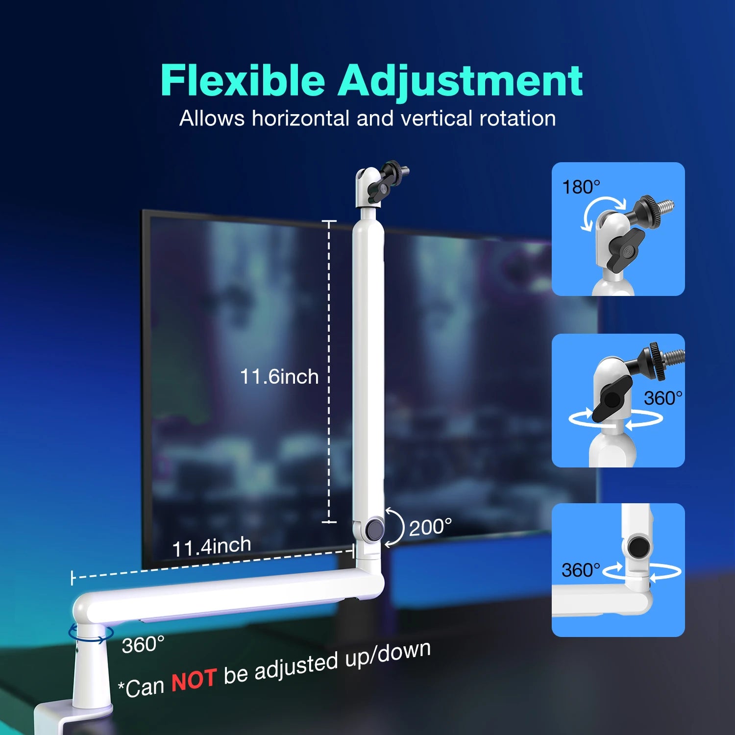 Bras de micro FIFINE BM88 articulé réglage hauteur studio — GamerZone
