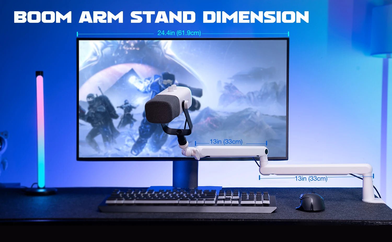 Bras de Micro FIFINE BM88 — Articulé / Gestion Câbles / Studio - GamerZone